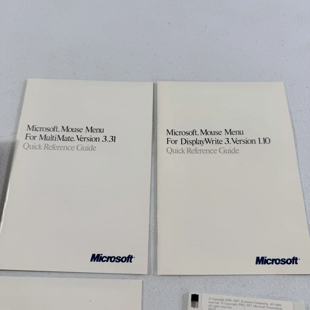Vintage Microsoft Mouse‎ & Paintbrush 3.5